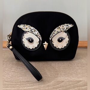 Kate Spade Owl Small Marcy Star Bright wristlet bag